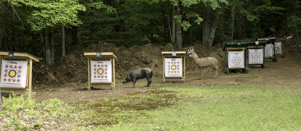 GCFGA archery range targets